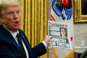 Read more about the article Trump assina decreto que pede revisão da proteção legal das redes sociais