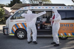 Read more about the article As ambulâncias na linha de frente da luta contra o coronavírus na África do Sul