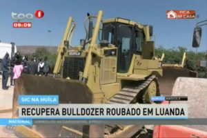 Read more about the article SIC na Huíla recupera Bulldozer roubado em Luanda