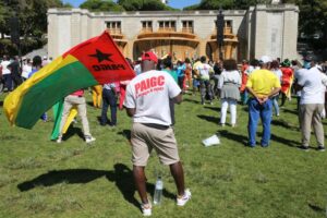 Read more about the article Líder do PAIGC junta-se a guineenses em protesto em Lisboa contra situação política na Guiné-Bissau