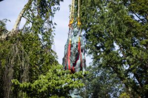 Read more about the article Removida estátua de general que esteve na base de confrontos raciais nos EUA