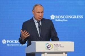 Read more about the article Putin diz que Rússia visa a neutralidade carbónica até 2060