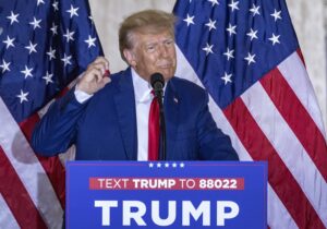 Read more about the article Donald Trump diz que será candidato a Presidente dos EUA mesmo se for condenado