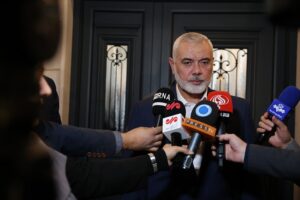 Read more about the article Líder do Hamas pede empenho dos EUA para acabar com ofensiva contra Gaza