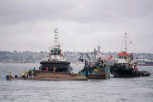 Read more about the article Encerrada as operações de busca no naufrágio da ilha de Luanda
