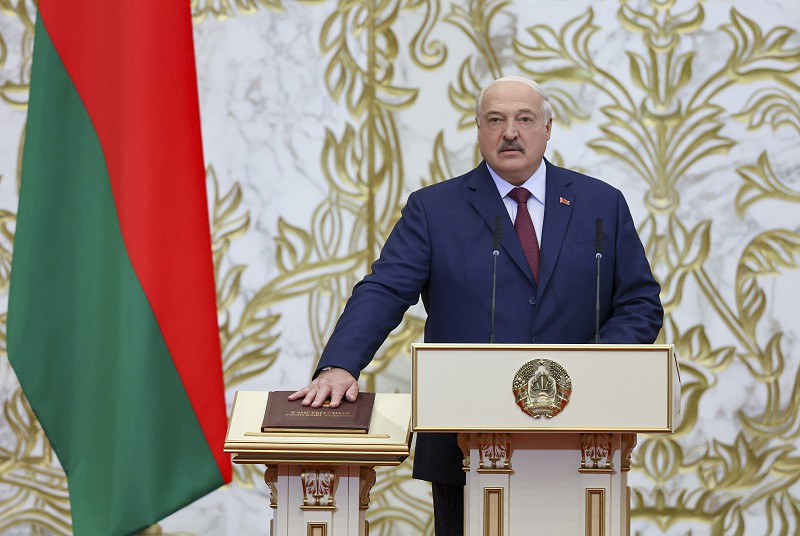 Lukashenko empossado como Presidente da Bielorrússia pela sétima vez