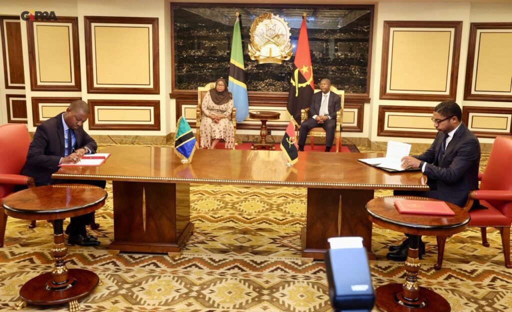 Angola e Tanzânia assinam novos acordos para reforço da cooperação bilateral