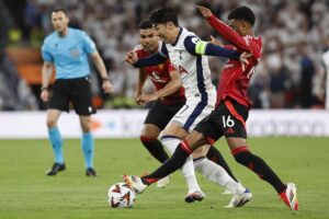 Read more about the article Tottenham bate Manchester United de Ruben Amorim e conquista Liga Europa