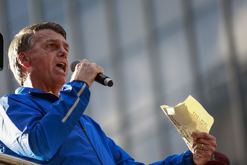 Bolsonaro pede amnistia durante manifestação contra julgamento por golpe de Estado