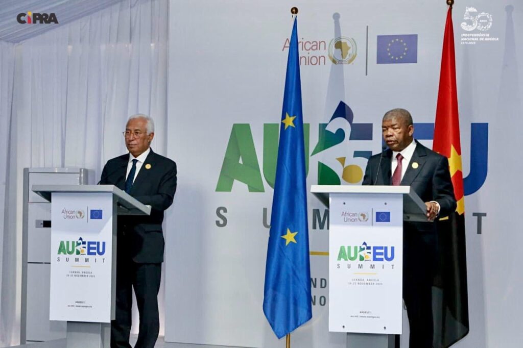 João Lourenço e António Costa defendem parceria igualitária entre África e Europa e reforçam compromisso com a ordem multilateral